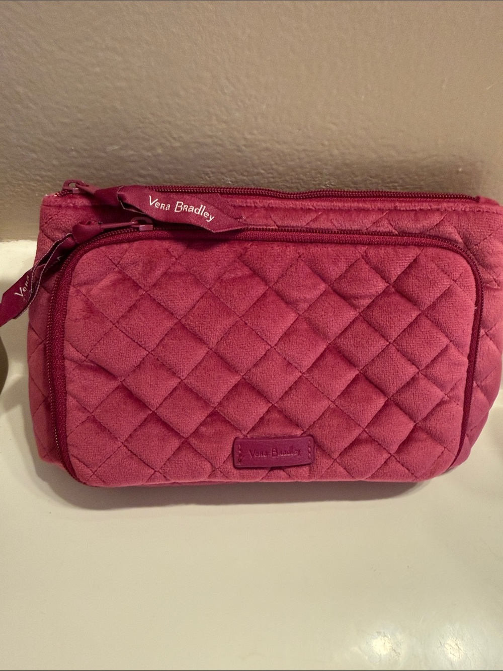 Vera Bradley Quilted Cosmetic Pouch